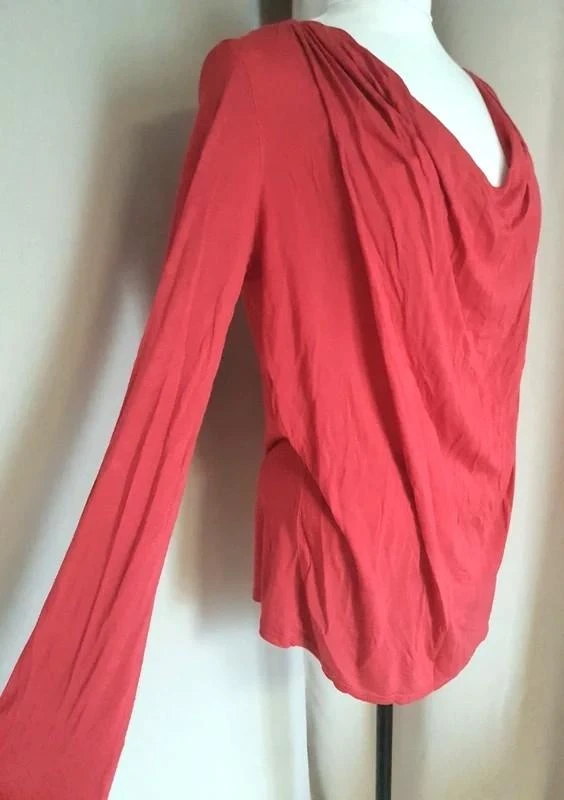 Top drapé rose manches longues La Redoute 44 - 2XL – photo 4